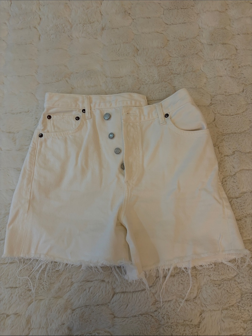 Agolde Criss Cross Shorts
